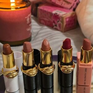 Pat McGrath Labs MatteTrance Mini Lipstick Collection Set 5 Swatched